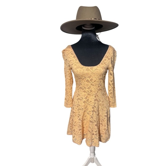 Free People Yellow Midi Dress Vibrant and Elegant - Picture 1 of 16